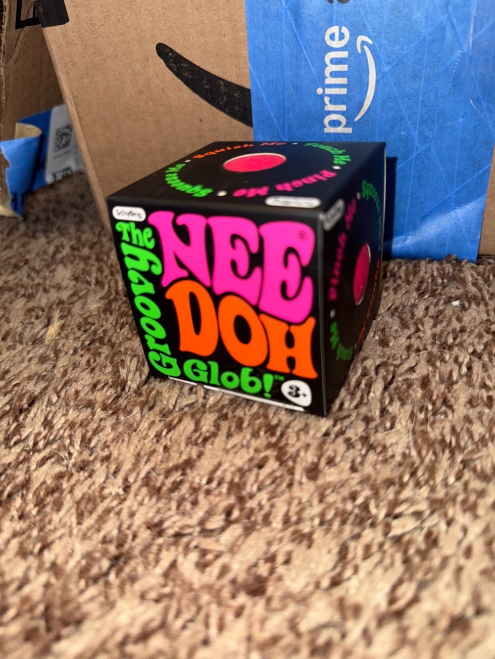 Pink Needoh Groovy Glob Squishy